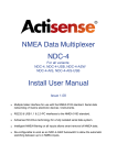 NMEA Data Multiplexer NDC-4 Install User Manual