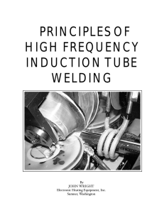 Principles of HF tube welding - Electronic Heating Equipment