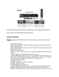 Panasonic DMR-EH59 PAL NTSC DVD Recorder With 1080P HDMI