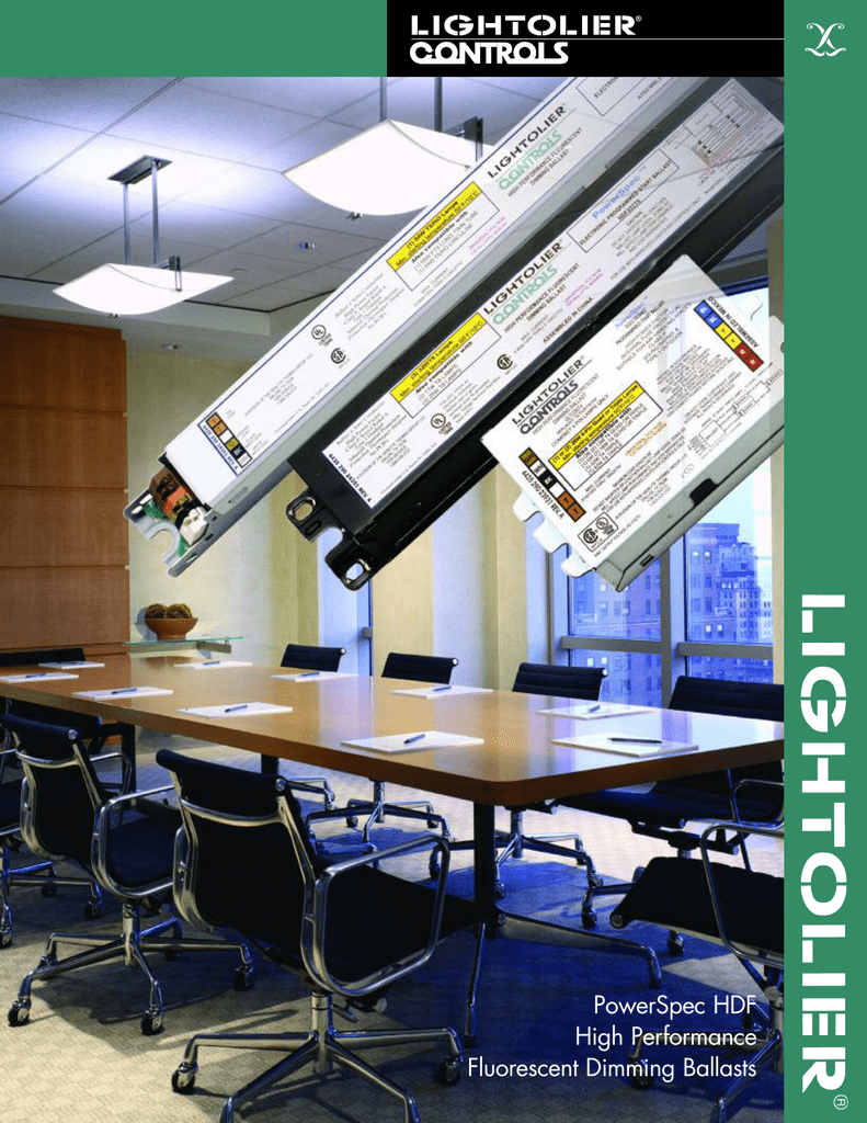 Lightolier Controls HDF132T8 Fluorescent Dimming Ballast New