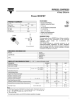 Power MOSFET IRF9530, SiHF9530