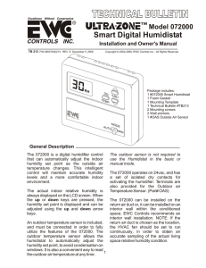 Smart Digital Humidistat