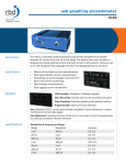 9103 USB Picoammeter Datasheet