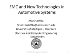 Automotive EMC: Practices of Today and Perspectives for the Future