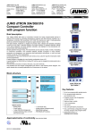 JUMO dTRON 304/308/316 Compact Controller with program function