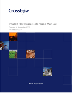 Imote2 Hardware Reference Manual