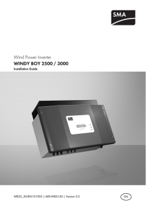 WINDY BOY 2500 / 3000
