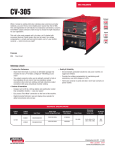 MIG Welder Lincoln CV305