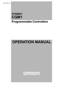 cqm1 operation manual