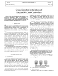 Guidelines for Installation of Spyder BACnet Controllers