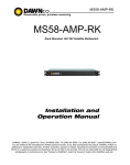 TSMS-5/8RK Satellite Multiswitch