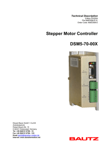 Stepper Motor Controller DSM5-70-00X