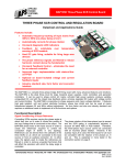 three phase scr control and regulation board
