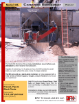 Model M6 Concrete Reclaimer Precast Brochure