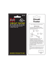 Circuit Tester - Morris Products