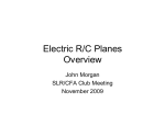 Electric R/C Planes
