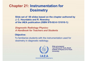 Chapter 21: Instrumentation for Dosimetry