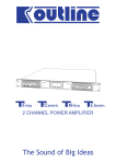 T Series amplifiers Operating Manual