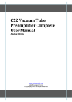 C22 Preamplifier Complete User Manual