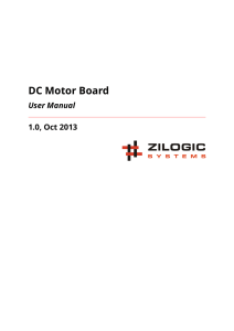 DC Motor Board - Zilogic Systems