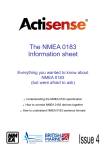 The NMEA 0183 Information sheet