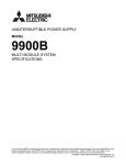 9900B Specification - Mitsubishi Electric Power Products, Inc.