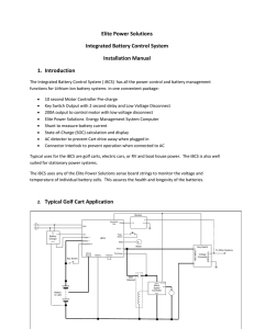 Elite Power Solutions Integrated Battery Control System Installation