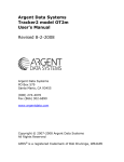 Argent Data Systems Tracker2 model OT2m User`s Manual Revised