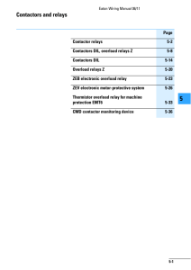 Contactors and relays