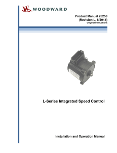 L-Series Integrated Speed Control