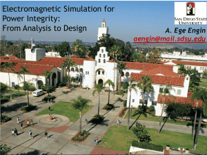 Electromagnetic Simulation for Power Integrity: From Analysis to