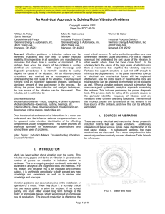 An Analytical Approach to Solving Motor