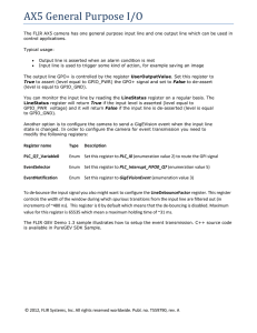 FLIR AX5 IO Synchronization 052013