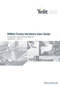 GM862 Family Hardware User Guide