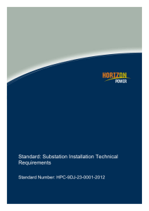 Standard: Substation Installation Technical