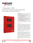 FireSystem 2000 product data sheet.