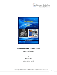 Open and View the Book - Ultrasound Physics Exam