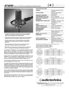 AT4050 MULTI-PATTERN CONDENSER MICROPHONE