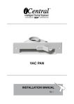 VacPan Installation Manual