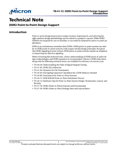 TN-41-13: DDR3 Point-to-Point Design Support