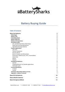 Battery Buying Guide