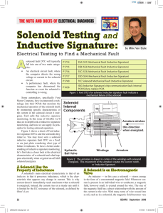 Solenoid Testing and
