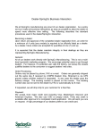 Dealer-SpringCo Business Interaction