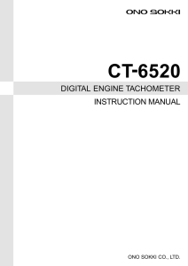 Digital Engine Tachometer CT-6520