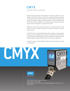 CMYX Color MArk Sensor Cut Sheet | EMX Inc.