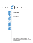 SLP 05 - Cary Audio