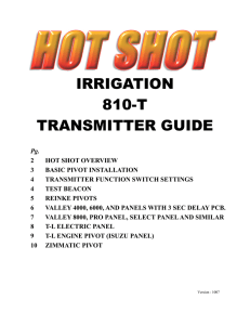 irrigation 810-t transmitter guide
