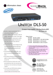 Univox DLS 50 - Gordon Morris Ltd Hearing Specailists