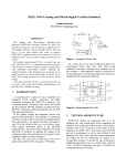 TEST STANDARDS (WITH FOCUS ON IEEE1149.1)