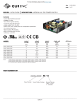 VUFM-S400 Datasheet - MEDICAL AC